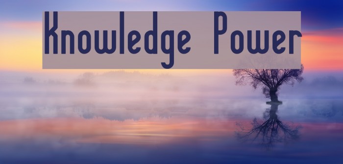 Knowledge Power Font examples