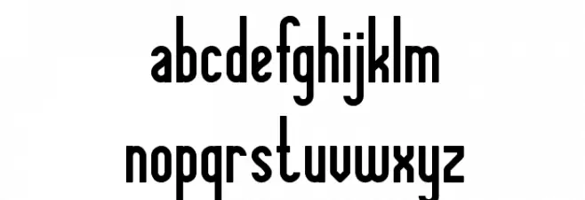 Knowledge Power Font LOWERCASE