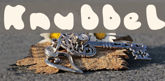 Knubbel Font examples