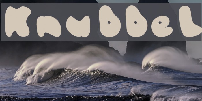 Knubbel Font examples