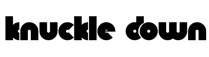 Knuckle Down  Free Fonts Download