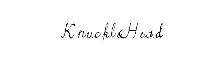 Knuckle Head Font