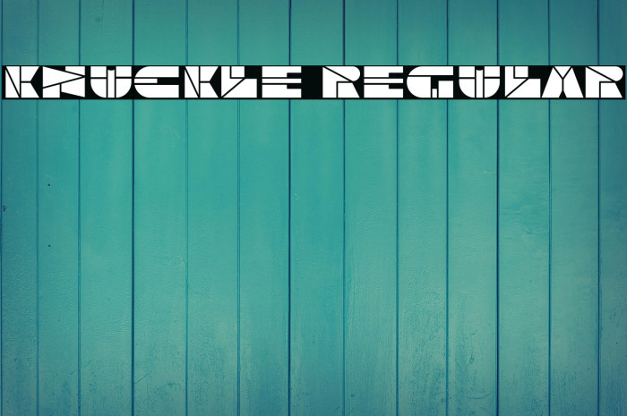 Knuckle Regular Example 3