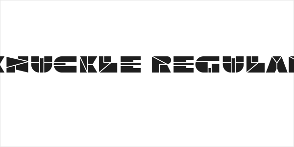 Knuckle Regular Logo