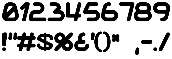 Knuckle sandwich Font OTHER CHARS