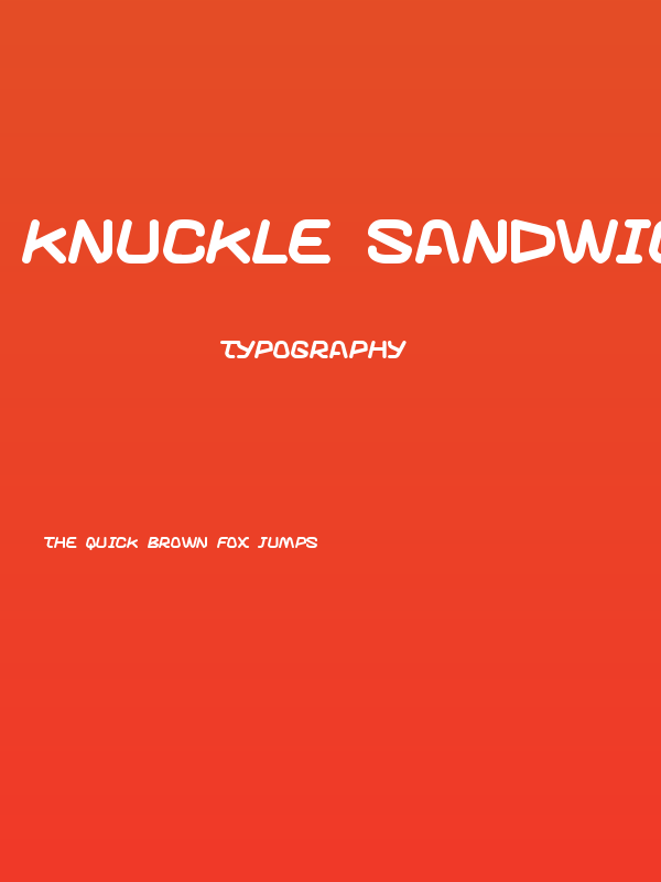 Knuckle sandwich Poster