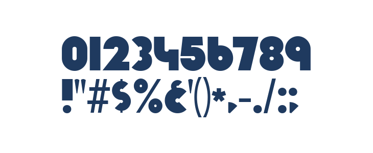 KnuckleDown-Regular Other Characters