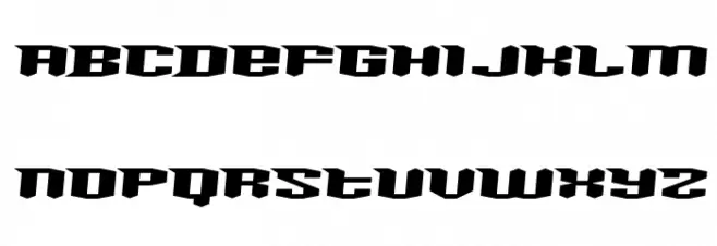 Knucklebuster Oblique Шрифта ВЕРХНИЙ