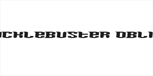 Knucklebuster Oblique Logo