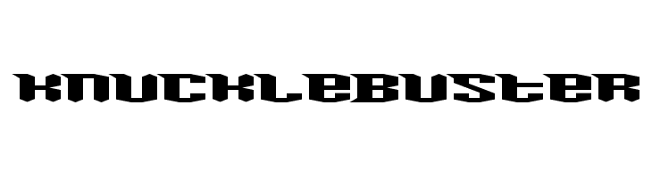 Knucklebuster Font