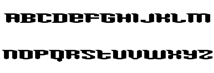 Knucklebuster Font LOWERCASE