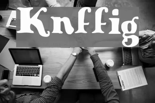 Knuffig Font examples