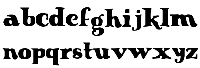 Knuffig Font LOWERCASE
