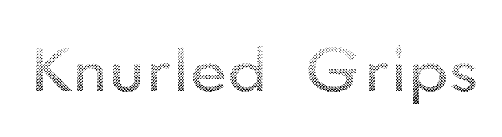 Knurled Grips Font