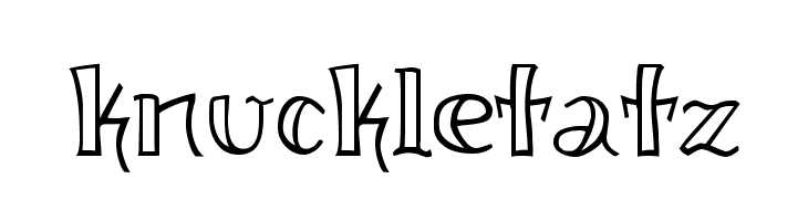 knuckletatz  les polices de caractères gratuit tlcharger