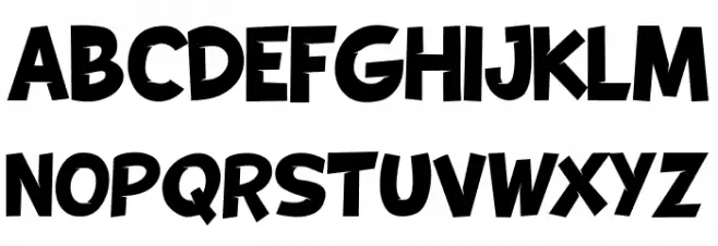 KOALA NAMU DEMO Font Litere mari