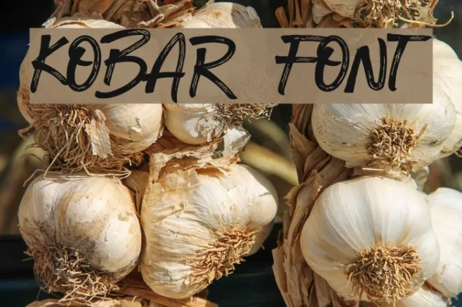 KOBAR FONT Example 3