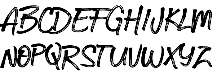 KOBAR FONT Font LOWERCASE