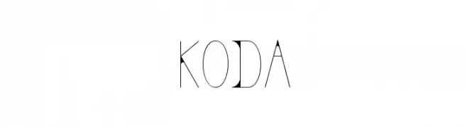 KODA  Frei Schriftart Herunterladen