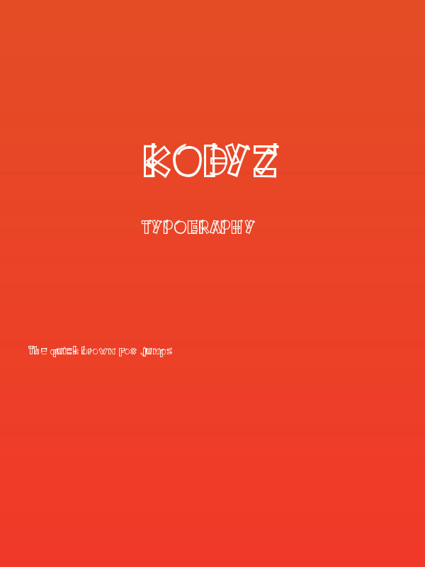 KODYZ Poster