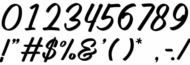 KOEASU-Regular Font OTHER CHARS