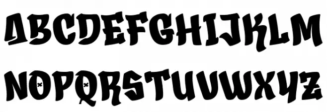 KOEEYA trial Regular Font Litere mari