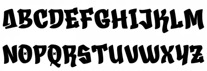 KOEEYAtrial-Regular Font Litere mari