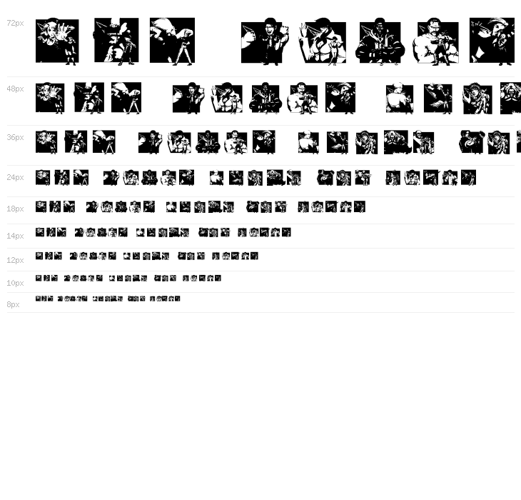 KOF Dingbats Waterfall