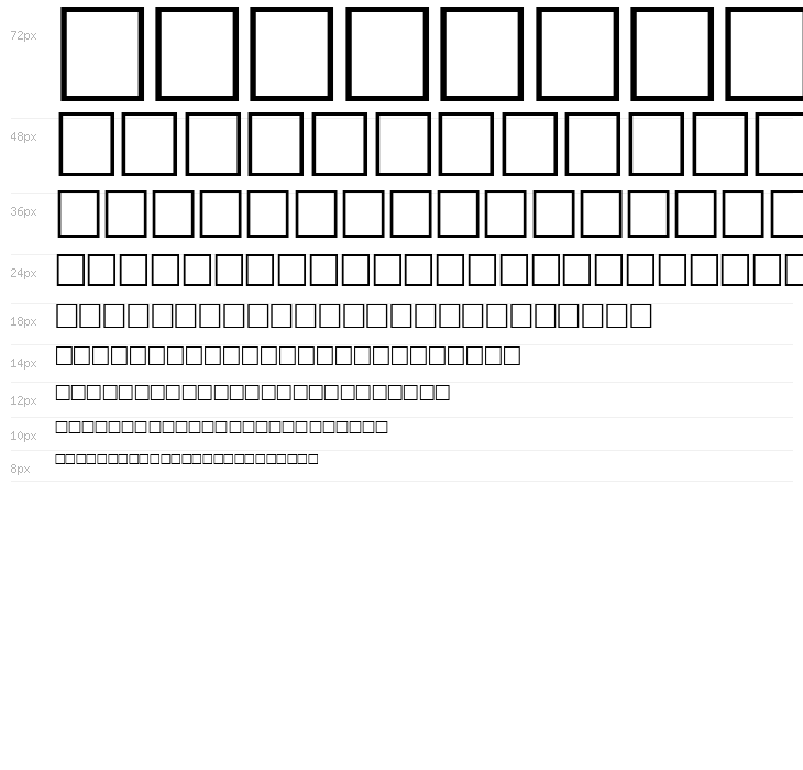 KOI8 Courier Waterfall