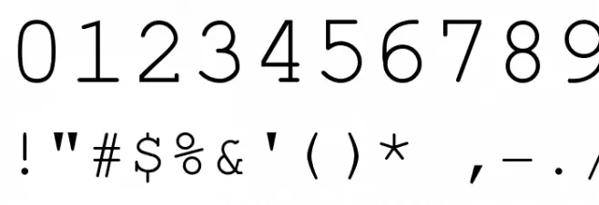 KOI8 Kurier Fixed Font OTHER CHARS