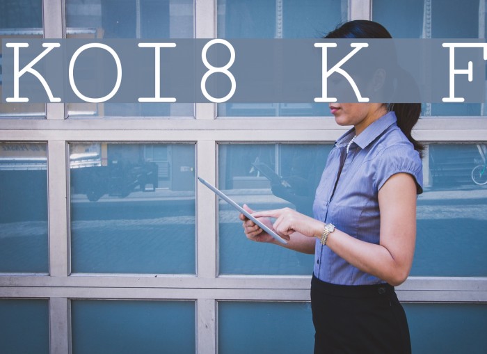 KOI8 Kurier Fixed Font examples