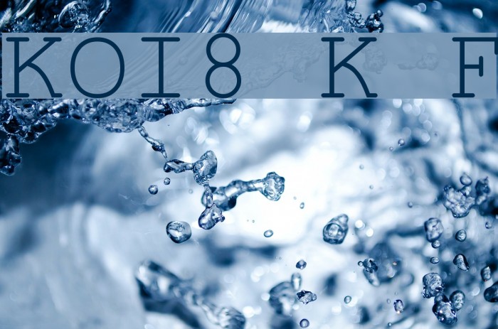 KOI8 Kurier Fixed Font examples