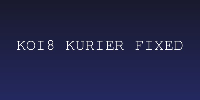 KOI8 Kurier Fixed Social Header