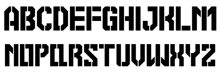 KOMANDAN Font LOWERCASE