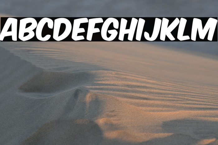 KOMIKAX خط examples