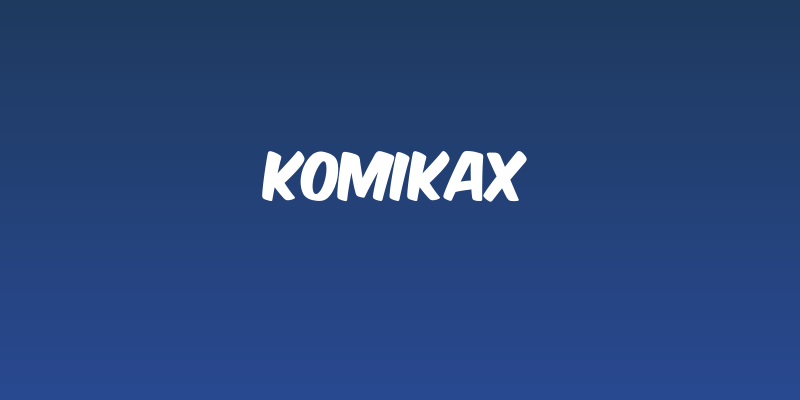 KOMIKAX Social Header