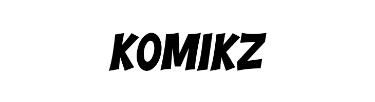 KOMIKZ  フリーフォントのダウンロード
