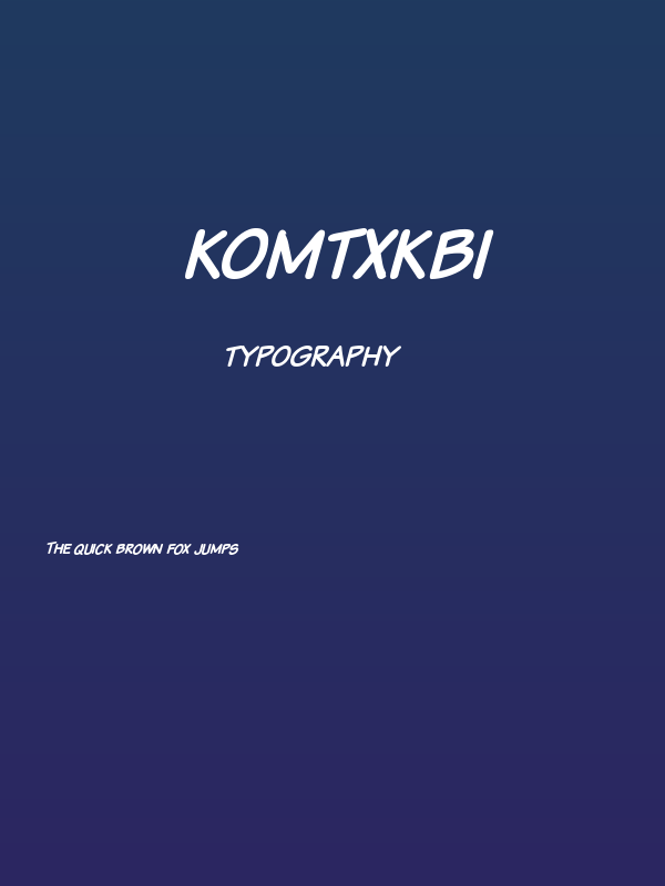 KOMTXKBI Poster