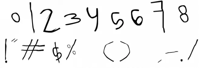 KONA Font OTHER CHARS