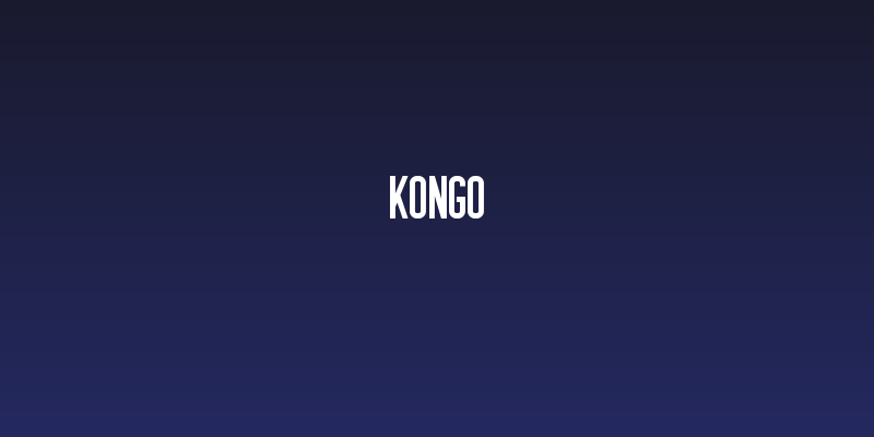 KONGO Social Header