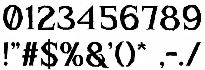 KONSTANTINE Font OTHER CHARS