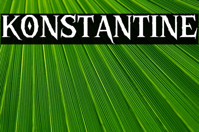 KONSTANTINE Example 1