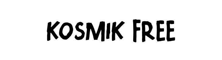 KOSMIK FREE Font