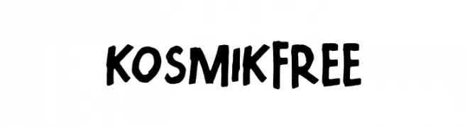 KOSMIKFREE  Free Fonts Download