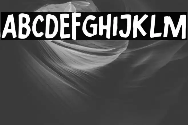 KOSMIKFREE Font examples