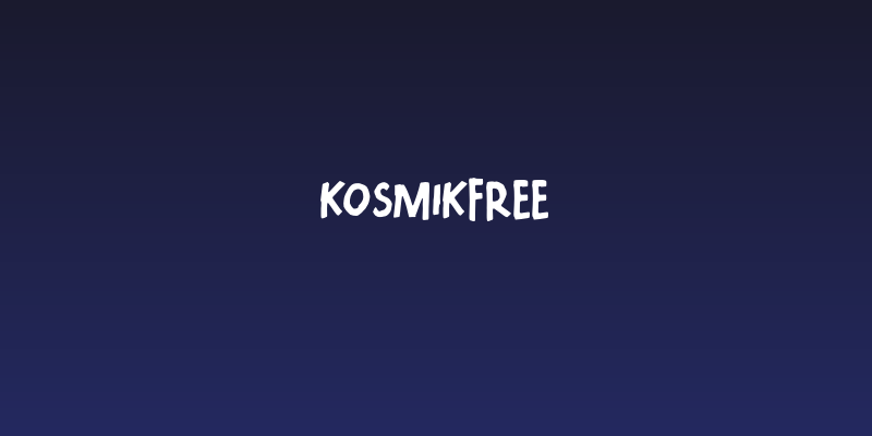 KOSMIKFREE Social Header