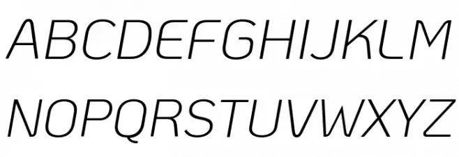 KoHo Light Italic Fuentes MAYÚSCULAS