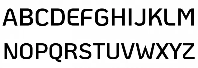 KoHo SemiBold Schriftart Groß