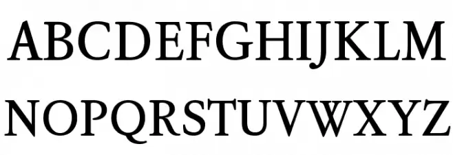 KoPub Batang Bold 字体 大写