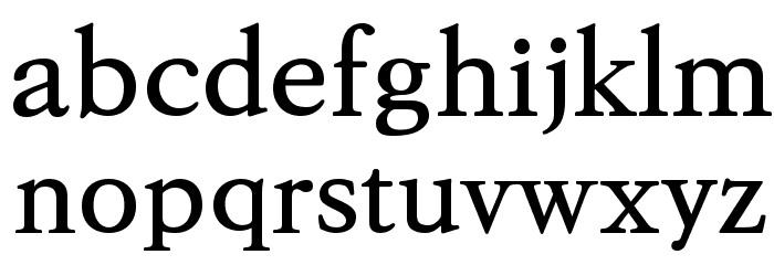 KoPub Batang Bold Font LOWERCASE